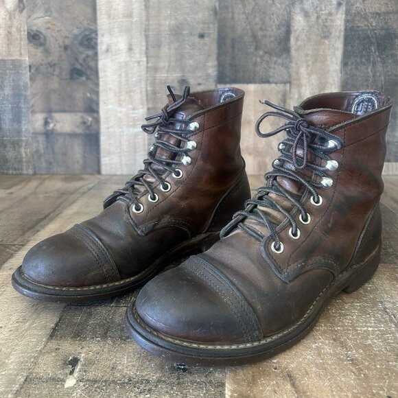 Red Wing 8111 Iron Ranger Work Boots Mens 4.5 D - Picture 11 of 12